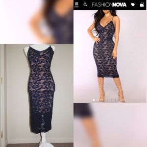 Fashion nova lace dress